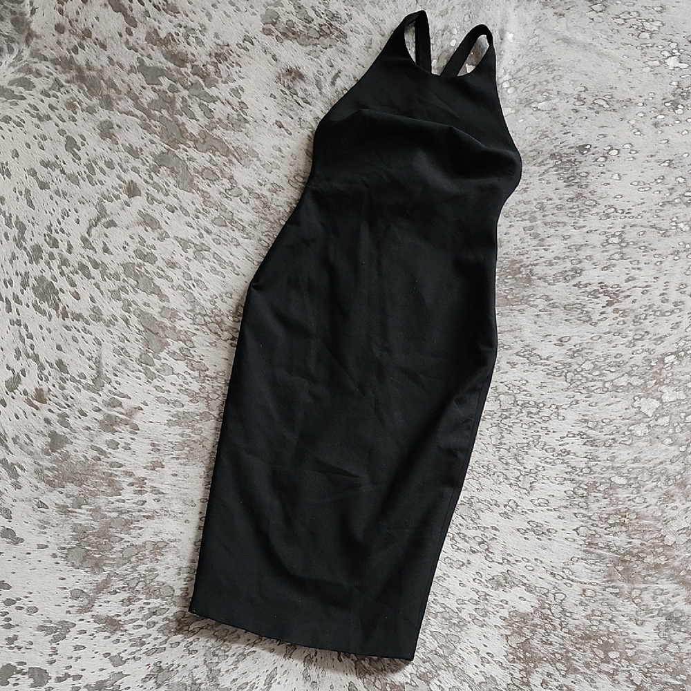 Elizabeth and James Crisscross Back Body Con Dress Sz4